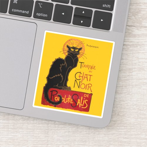 Theophile Steinlen _ Le Chat Noir Vintage Sticker