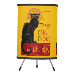 Theophile Steinlen - Le Chat Noir Vintage Tripod Lamp