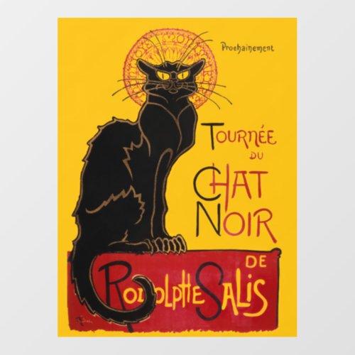 Theophile Steinlen _ Le Chat Noir Vintage Wall Decal
