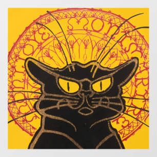 Theophile Steinlen - Le Chat Noir Vintage Window Cling