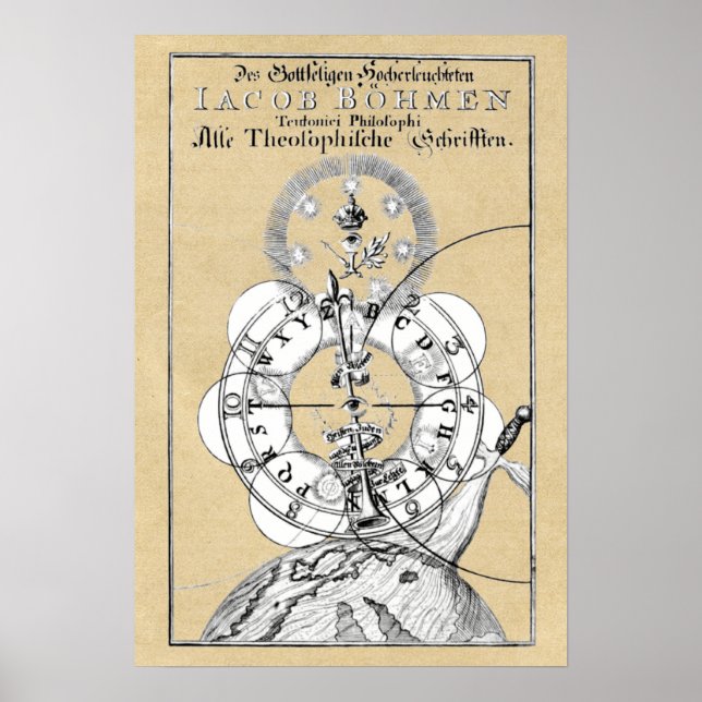 Theosophical Writings of Jacob Boehme Poster (Front)