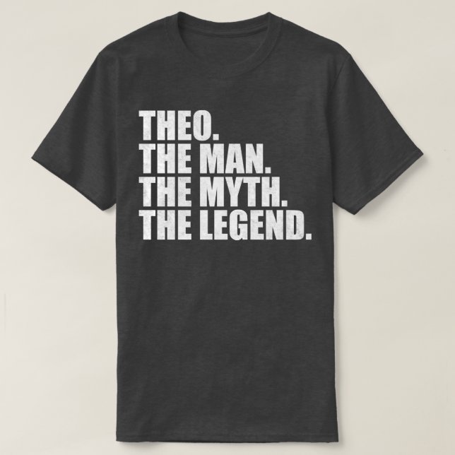 TheoTheo Name Theo given name T-Shirt (Design Front)