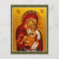 Theotokos and Christ Child Orthodox Christian Icon