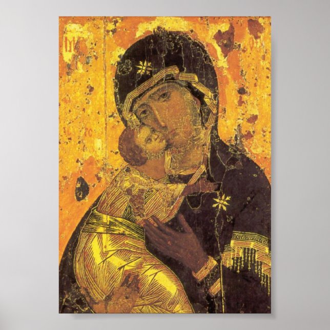 Theotokos of Vladimir Poster (Front)