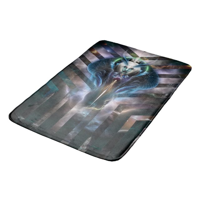 Thera Ethereal Queen Of Galaxy Bath Mat (Angled)