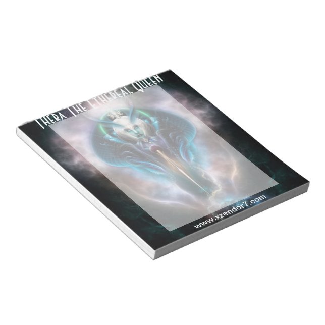 Thera The Ethereal Queen Notepad (Angled)
