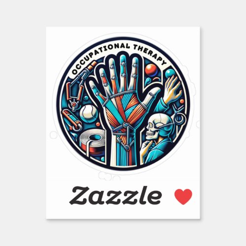 Therapeutic Touch _ Art Occupational Therapy Sticker