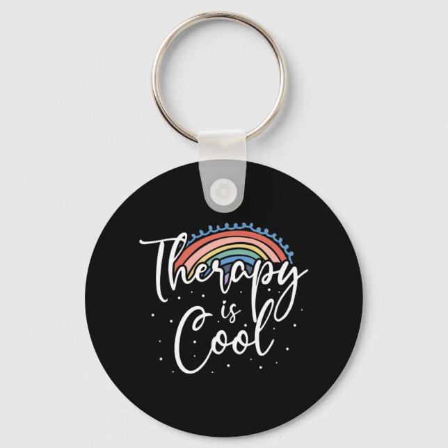 Therapies Mind Stability Awareness  Keychain (Front)