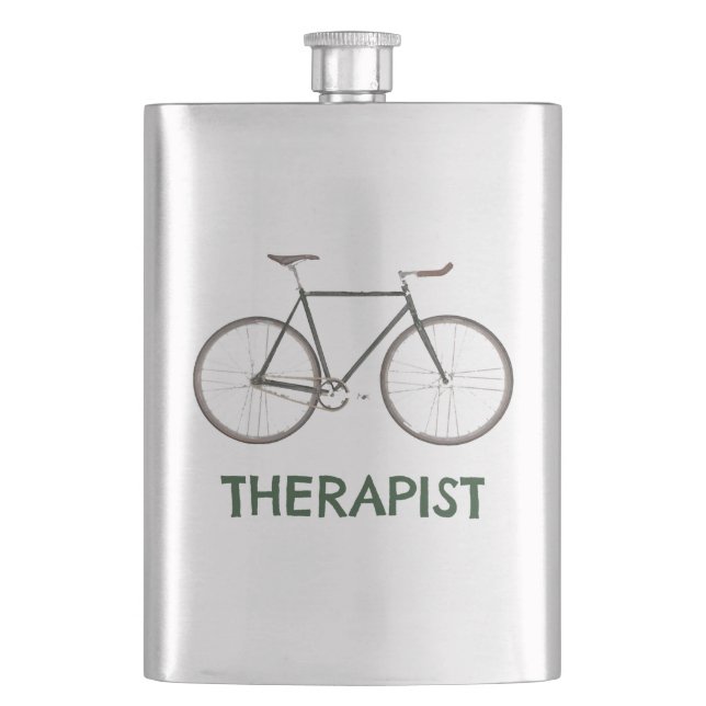 Therapist Bicycle Flask (Front)