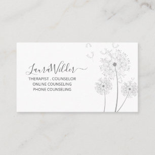 Therapist Counselor Business Card