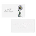Therapist Counselor Daisy Business Card