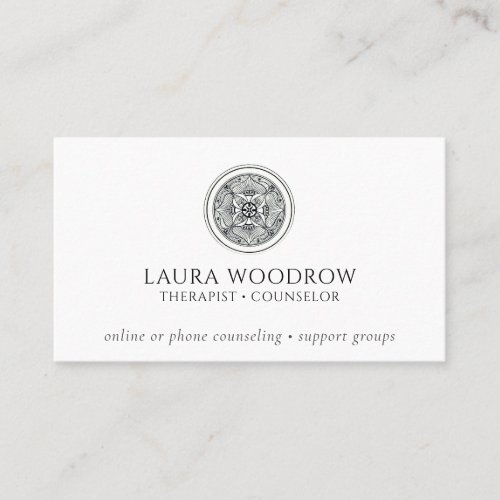 Therapist Counselor Phone Online Business Card
