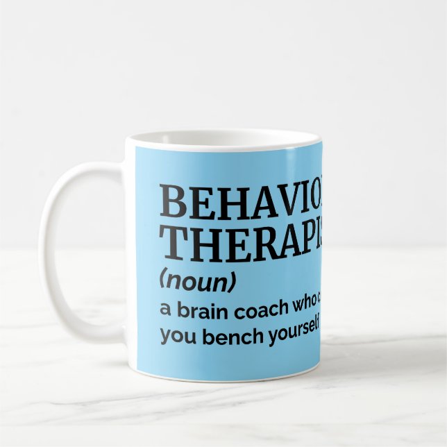Therapist Definition Funny Office Mug (Left)