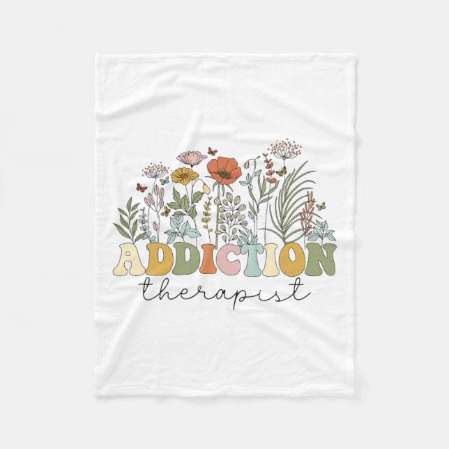 Therapist Mental Health Therapy Behavioral 1  Fleece Blanket (Front)