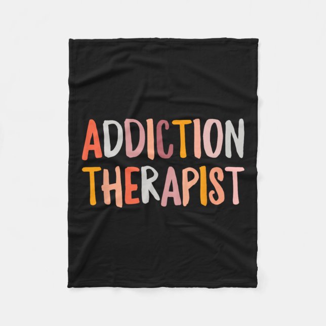 Therapist Mental Health Therapy Behavioral  Fleece Blanket (Front)