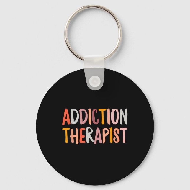 Therapist Mental Health Therapy Behavioral  Keychain (Front)