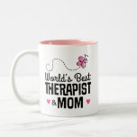 Therapist Mom Gift Two-Tone Coffee Mug