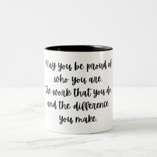 Therapist Mug, Social Worker Gift, Nurse Gift Two-Tone Coffee Mug