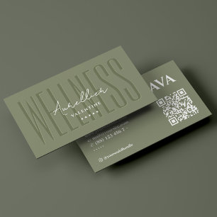 Therapist Personal Trainer Sage Wellness Coach   Business Card