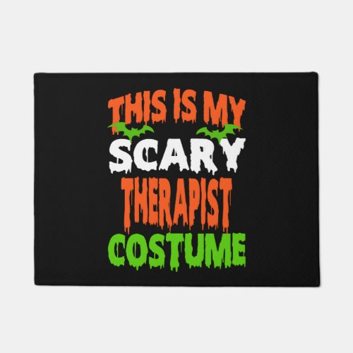 Therapist _ SCARY COSTUME HALLOWEEN SHIRT Doormat