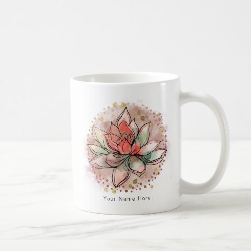 Therapist Spa Succulent Yoga Healing Clinic Salon Coffee Mug