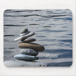 Therapist Zen Stones, Sea Mouse Pad