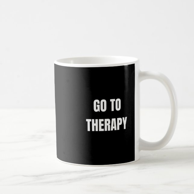 Therapy A Journey To Healing  Coffee Mug (Right)