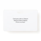 Therapy Animal ID One Photo Option Badge