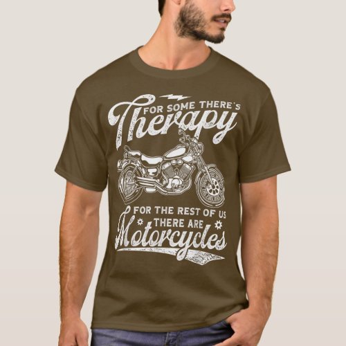 Therapy Biker Vintage Retro Funny Motorcycle Rider T_Shirt