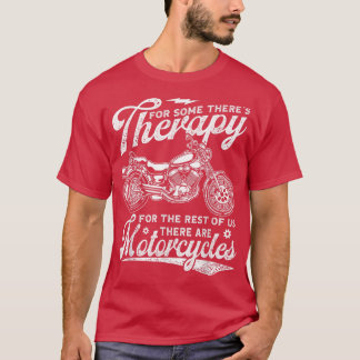 Therapy Biker Vintage Retro Funny Motorcycle Rider T-Shirt