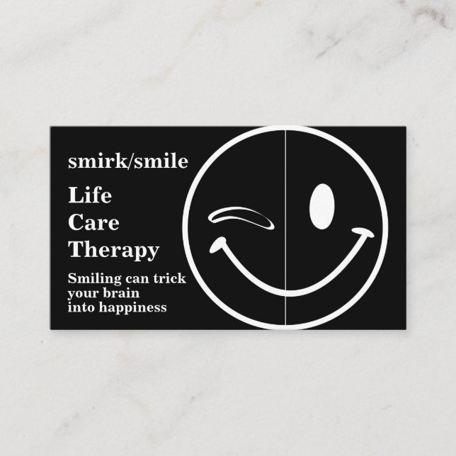Therapy  business card (Front)