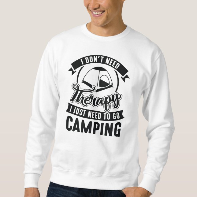 Therapy Camping Sweatshirt (Front)