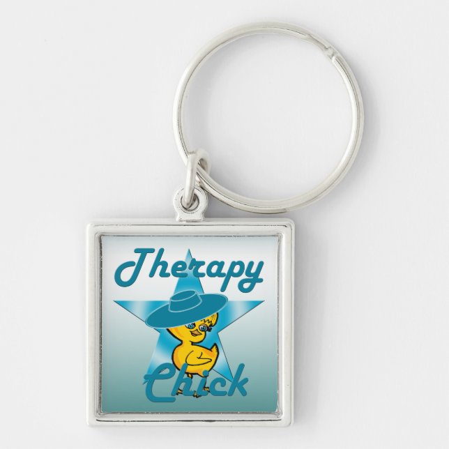 Therapy Chick #7 Keychain (Front)