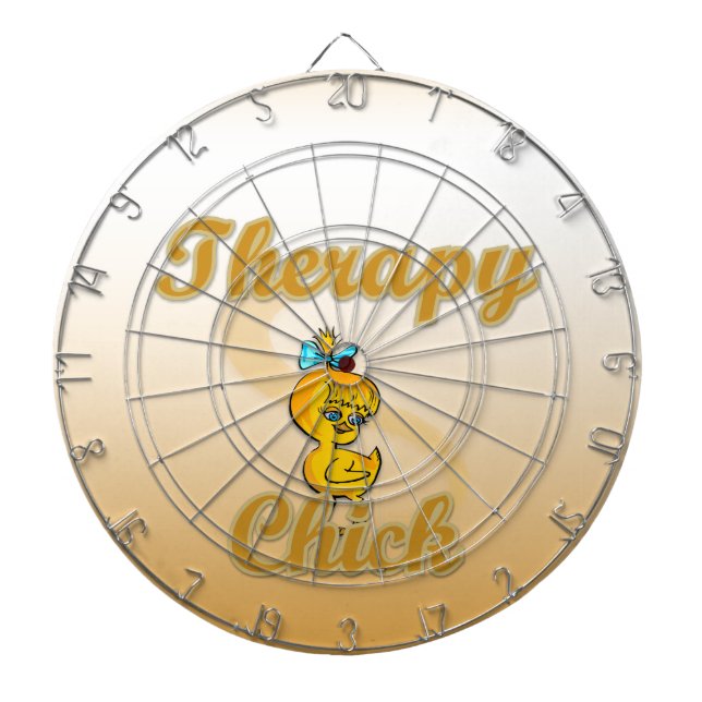 Therapy Chick Dart Board (Front)