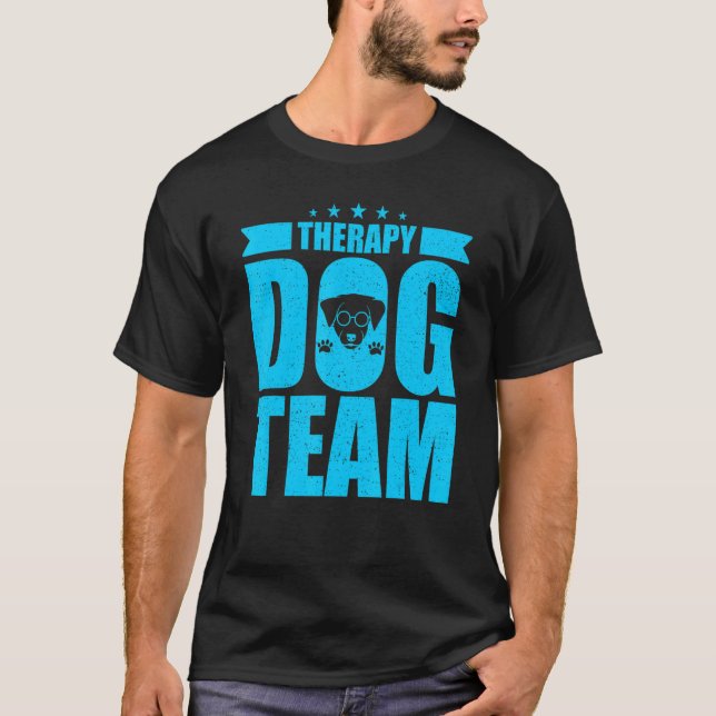 Therapy Dog Design - Therapy Dog Team T-Shirt (Front)