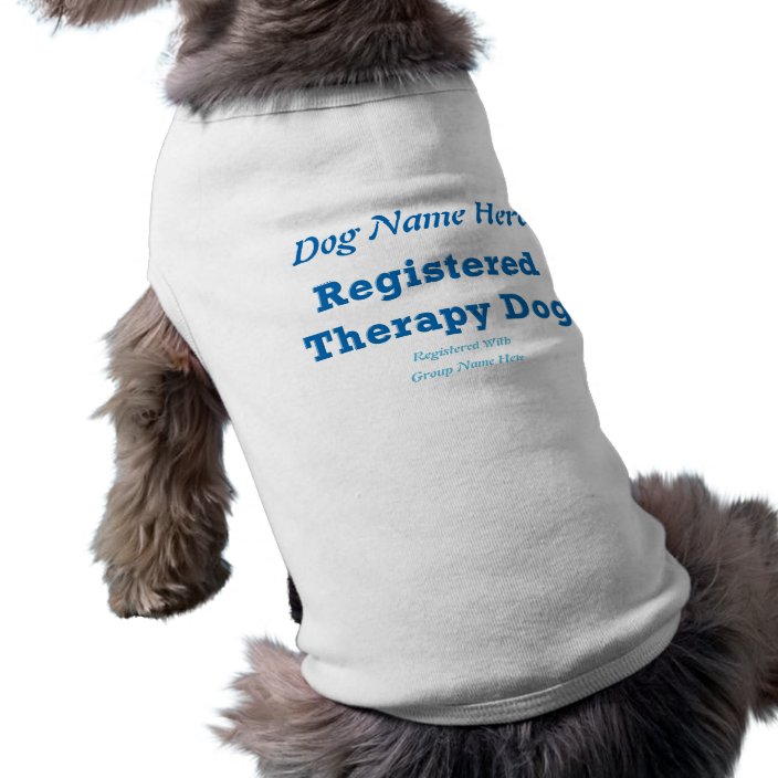 therapy dog t shirts