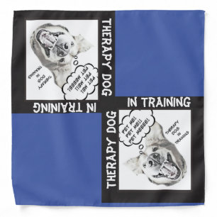 Therapy Dog in Training Bandana