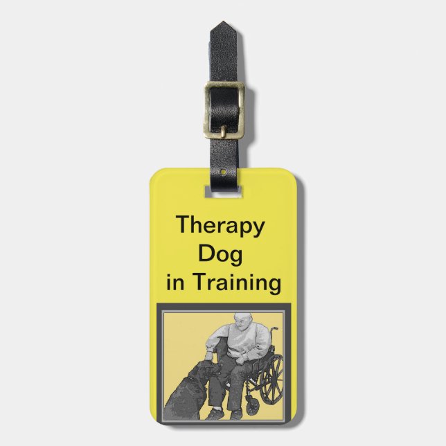 Therapy Dog in Training Tag (Front Vertical)
