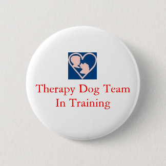 therapy_dog_insignia, Therapy Dog Team In Training Button
