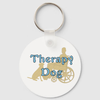 Therapy Dog Keychain