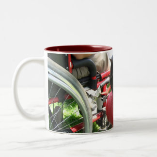 THERAPY DOG LABRADOR PHOTO Two-Tone COFFEE MUG
