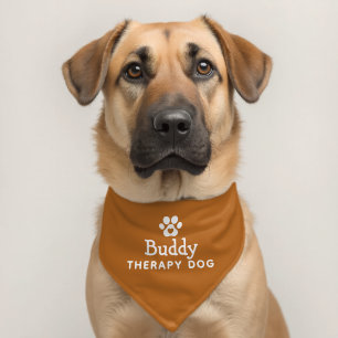 Therapy Dog Pet Bandana Collar