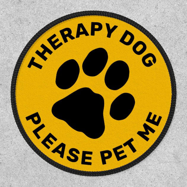 Therapy dog please pet clearance me