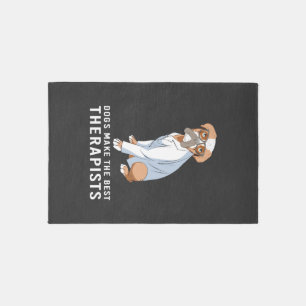 Therapy Dog Psychology Therapist Rug