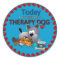 Therapy Dog Souvenir Sticker