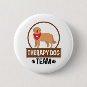 Therapy Dog Team Button