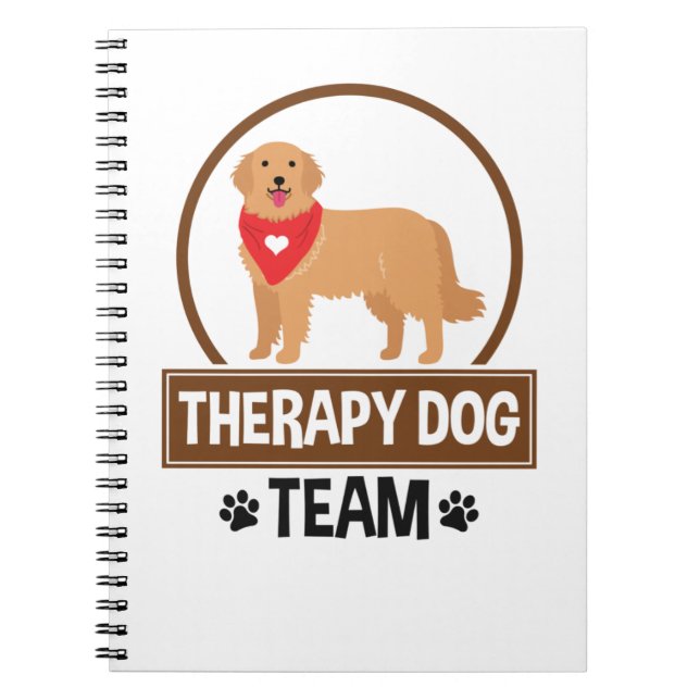Therapy Dog Team Notebook (Front)