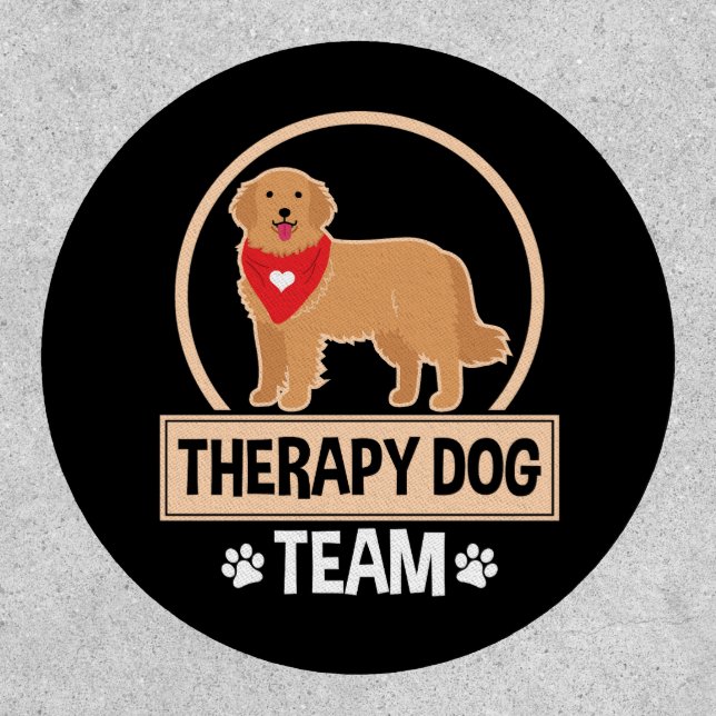 Therapy Dog Team Patch (Front)