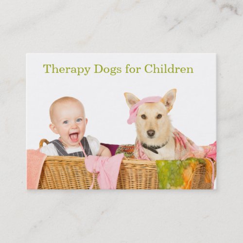 Therapy Dogs for Children Business Card