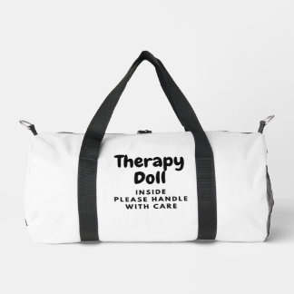 Therapy Doll Inside Tote Bag